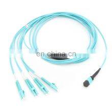 SM Om3 Om4 Multi-Mode 8/12-fiber MTP/MPO-LC Breakout Fiber Patch Cord thumbnail-4