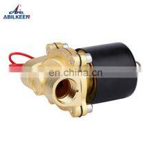 2W160-15 2/2 Way Electric Brass Normally Closed Thread Size G1/2 Solenoid Valve Price Pneumatic Valve For Air thumbnail-4