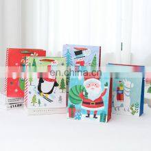Custom Printed Mini Christmas Shopping Bag Kraft Gift Paper Bag No Minimum Small thumbnail-1