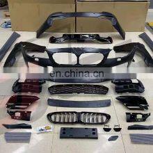 CLY Car Bumpers For 2009+ BMW 5 Series F10 F18 Facelift 2021 M5 Front Rear Car Bumpers Grilles LED Fenders Side Skirt Diffuser thumbnail-2