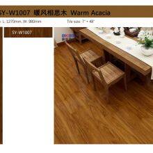 GKBM Greenpy SY-W1007 Waterproof Warm Acacia Brown 4mm Click Stone Plastic Composite SPC Flooring thumbnail-3