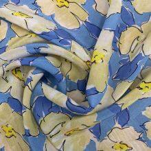 Garment Fabric Woven Dobby Printed Crepon Rayon Printed Crepe Fabric Factories Dresses