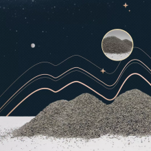 China Supplier Super Clean Natural Mineral Cat Litter Cat Sanitary Sand 100% Dust Free Black thumbnail-2