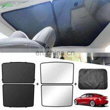 2022 Upgrage Car Sunshade for Tesla Model Y Top Glass Roof Sunshade Tesla Accessories Customized Sunroof for 2022 Model Y