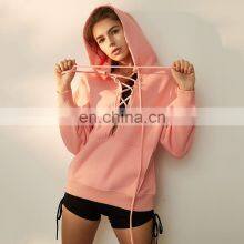 Tik Tok Hot New Women Hoodies Sweatshirts Long Sleeve Custom Logo Gym Wear Workout Sports Sweat Shirts Coat thumbnail-5