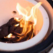 RG Kamado BBQ Grill 13 Inch Mini Compact Ceramic Barbecue Smoker For OEM ODM thumbnail-4