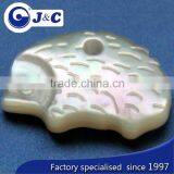 Manufacture White Mother of Pearl Shell Buttons,MOP Shell Buttons, Hedgehog Shape MOP Shell Buttons