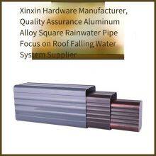 Aluminum Alloy Rainwater Pipes for High-rise Buildings, Service Life of Downpipes, Colored Aluminum Guttering System thumbnail-3