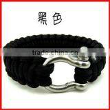 Fashion 2 Color Gold Adjustable Stainless Steel Paracord Bracelet Buckle thumbnail-3