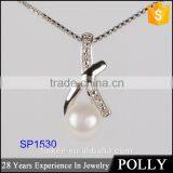 Christmas Present Fashion Pearl Silver Jewelry thumbnail-4