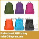 Nylon Teenage Backpack Folding Portable Storage Bag thumbnail-3