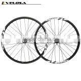 27.5er XC 27mm Light MTB Tubeless Carbon Bike Rim With Velosa Logo Hookless for Cross Country 650b Beadless Wheelets thumbnail-1
