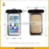 Case for IPhone 6/6 Plus Fashion Summer Mobile Phone PVC Waterproof Bag With Waist Belt and Lanyard Yellow thumbnail-5