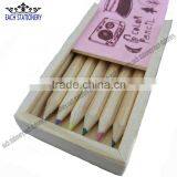 3.5 Inches Drawing Mini Color Pencil Set With Wooden Box Packing thumbnail-1