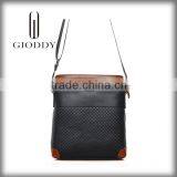 Leather messenger bag men leather bag/black fashion leather men bag