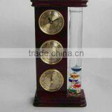 Weather Station/Galileo Thermomter With Clock&Hygrometer&Barometer thumbnail-1
