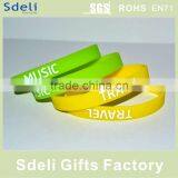 Cheap Custom Printing Silicone Rubber Wristband/silicone Bracelet thumbnail-2