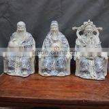 Chinese Hand Maded Ceramic Antique Colorful Beauty Porcelain Figure Sculpture thumbnail-1