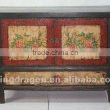 Chinese Antique Furniture Pine Wood Mongolia Cabinet