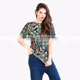 2015 Latest Top Selling Free Size Custom Printed Latest Abstract Printing Dry Fit T-shirt thumbnail-2