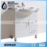2015 Hangzhou Factory New Design 750mm Floor Standing White Painted Bathroom Wash Cabinet With Legs thumbnail-1