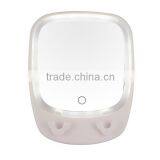 Suction Cup Hanging Makeup Mirror With Magnifier / Battery Lighted Hanging Salon Mirror Style Bathroom Mirrors thumbnail-3