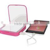 Square 5x Magnifying Usb Recharging Pocket Mirror With Power Bank and Light thumbnail-2