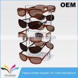 Two Sided Counter Top Metal Eyewear Display Rack for Sunglasses