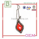 H0t Sale Fashionable Imitation Artificial Ruby Necklace