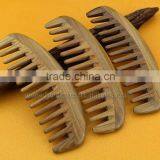 Durable Solid Wood Wide Tooth Hair Comb thumbnail-3