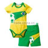Custom Wholesale Top Design Infant Royal Blue Football Uniforms thumbnail-2