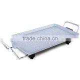 China Direct Supplier With Heat-resistant Paint Marble Coated,Ceramic Coated Electric Multi Teppanyaki Grill thumbnail-2
