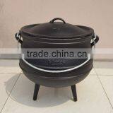 Customized LOGO WFP Size 10 of 30 Litres 3 Legged Black Potjie Pot in Africa thumbnail-1