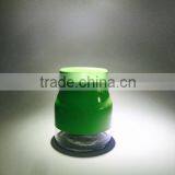 Green Stainless Steel Coated Glass Food Usage Airtight Storage Jar thumbnail-2