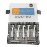 Seperated Generator / Torque Head & Standard Head & 45 Angle Dental LED Push Button High Speed Handpiece/ Dental Super Pack