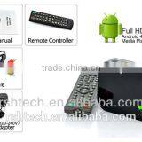 Android Smart tv Box Xbmc Box hd Media Player ,supports Miracast DLNA and Air Play