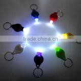 High Quality Plastic 40000mcd White Light LED Promotion Key Chain Factory thumbnail-4
