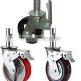 Rubber, PU, PP, PVC (with Brake )scaffolding Caster Wheel thumbnail-1