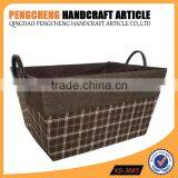 High Quality Trapezoidal Stripe Line Polyester Storage Box