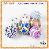 T100 Wholesale Mixed Colors Pet Ball Dog Products Cat Toy Pet Tennis Balls Fetch Throw Chew Dog Balls Toys