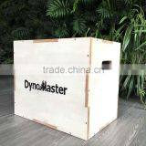 Dynomaster Crossfit Boxes 3-in-1 Wood Plyo Box Effective Plyometric Training Box Solid Fitness Jump Box