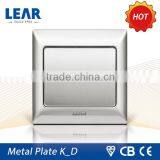 Knight Ultra-slim Steel Plate 1 Gang Electronic Switch