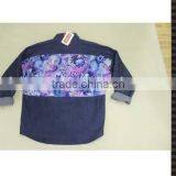 Fashion and Special Painting Jeans Shirt Men thumbnail-3