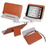 PU Leather Envelope Pouch for Tablet With Stand and Strap Universal Design