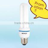 high brightness Mix-powder 2U 9W energy saving light/energy saving lamp/CFL with CCC CE
