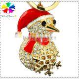Christmas Chicken Keychain,christmas Crystal Little Chicken Keychain,keychain for Christmas Crystal