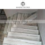 Household Interior White Marble Stone Stair Treads thumbnail-1