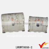 Functional Home Adding Antique French Style Rusty Book Box for Home Decor