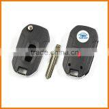 Plastic ABS 3 Button Remote Key Blank Case Shell Fob Cover for Chevrolet Captive Remote Key Blank Case Shell With Round Logo