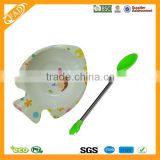 Factory supplier Lfgb Standard Silicone Spoon For Kids Safe